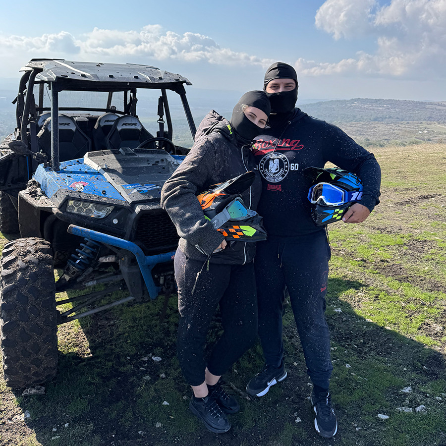 Екстремношофиране на офроуд бъги край Варна